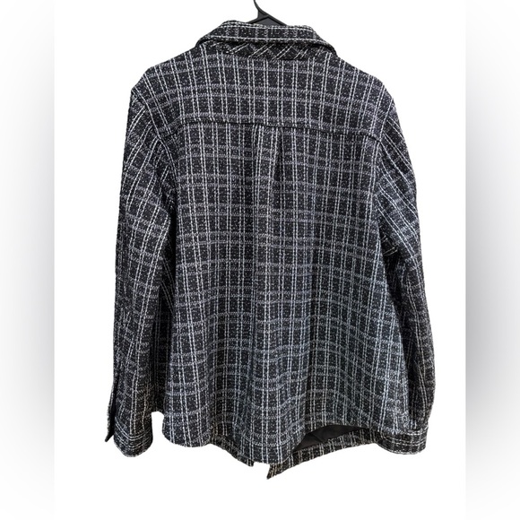 Torrid Black and White Boucle Textured Jacket Size Large - Picture 8 of 11